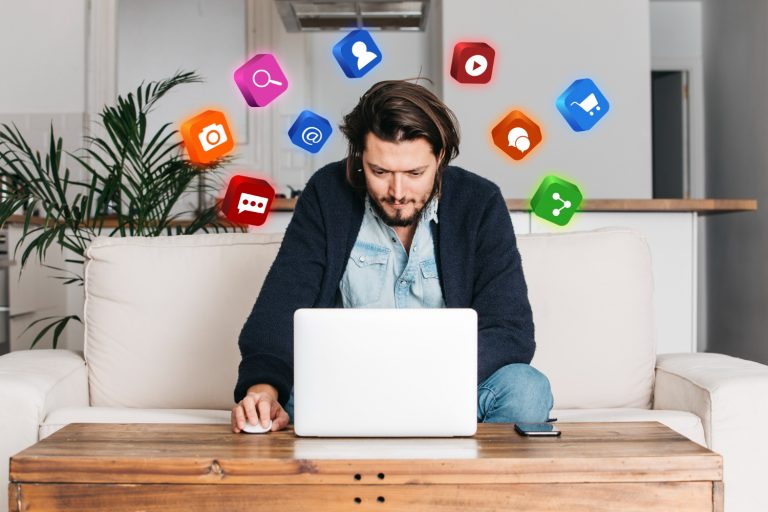 imagen redes sociales autónomo